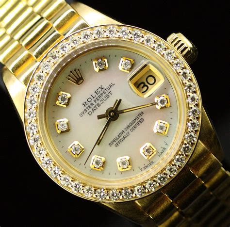 gold rolex for woman|rolex lady datejust 18k gold.